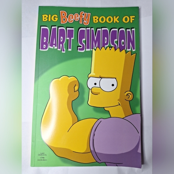Simpsons Other - Big Beefy Book of Bart Simpson by Matt Groening (2005, Trade Paperback)